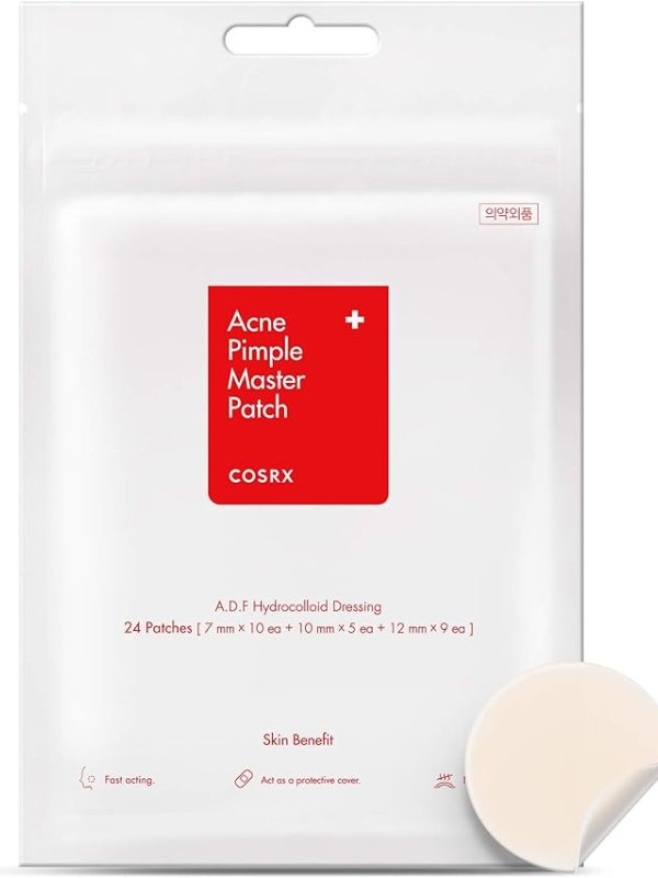 COSRX - Acne Pimple Master Patch - Hydrocolloid patches for quick and effective acne care from The Pretty Picks.