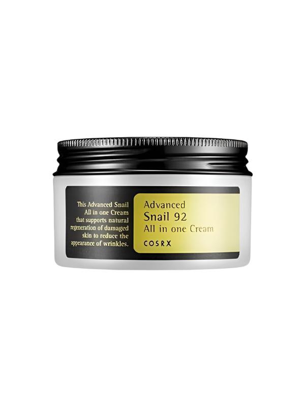 COSRX Advanced Snail 92 All-In-One Cream - Hydrating and skin-repair cream with 92% Snail Mucin from The Pretty Picks.