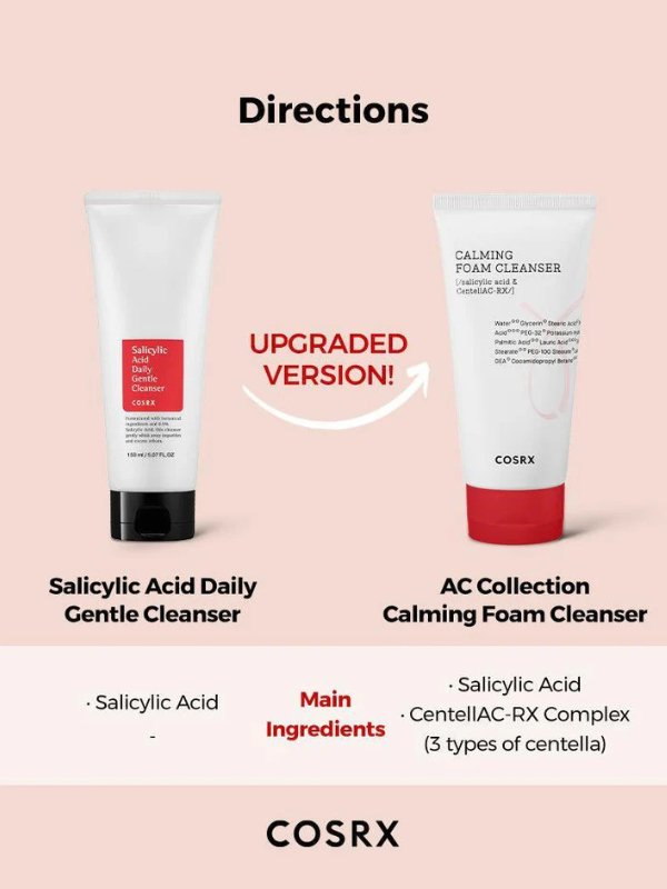 COSRX - Salicylic Acid Daily Gentle Cleanser - Cleanser - The Pretty Picks