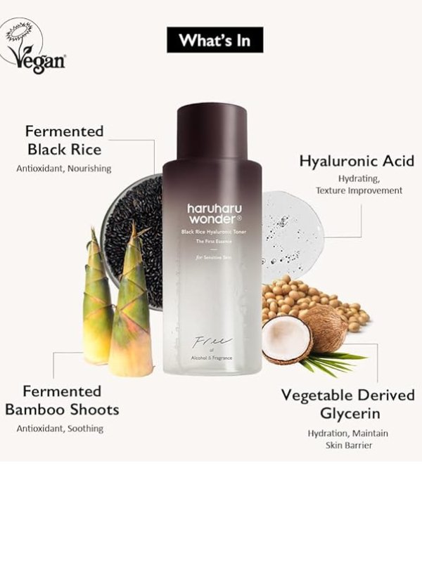 haruharu wonder - Black Rice Hyaluronic Toner - Toner - The Pretty Picks