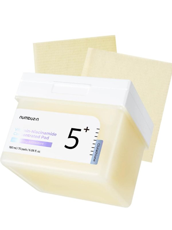 numbuzin - No.5 Vitamin - Niacinamide Concentrated Pad - Toner Pads - The Pretty Picks